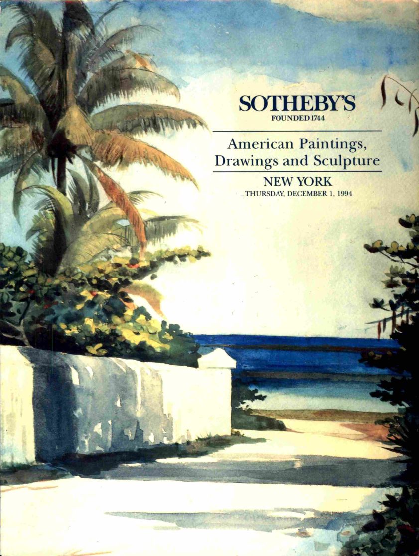 Sothebys December 1994 American Paintings, Drawings & Sculpture (Digital Only)