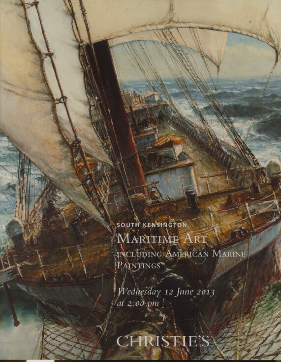 Christies June 2013 Maritime Art inc American Marine Paintings