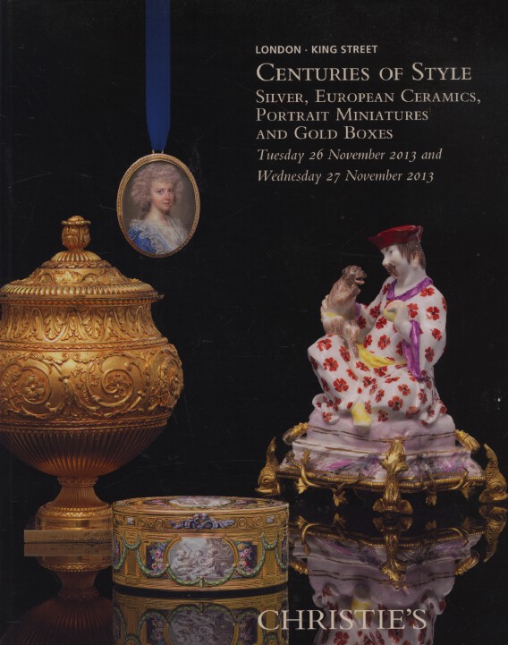 Christies November 2013 Centuries of Style Portrait Miniatures Silver Gold Boxes