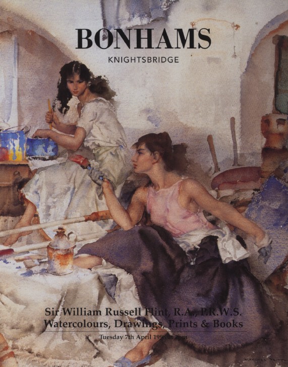 Bonhams April 1998 Sir William Russell Flint, Watercolours, Drawings, Prints