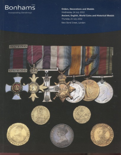 Bonhams 2002 Orders, Decorations & Medals, English & World Coins