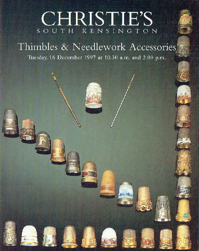 Christies December 1997 Thimbles and Needlework Accessories