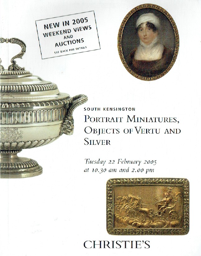 Christies February 2005 Portrait Miniatures, Objects of Vertu & Silver