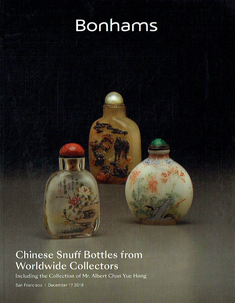 Bonhams December 2018 Chinese Snuff Bottles from Worldwide Collectors