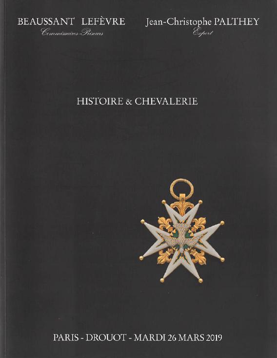 Beaussant Lefevre March 2019 History & Chivalry