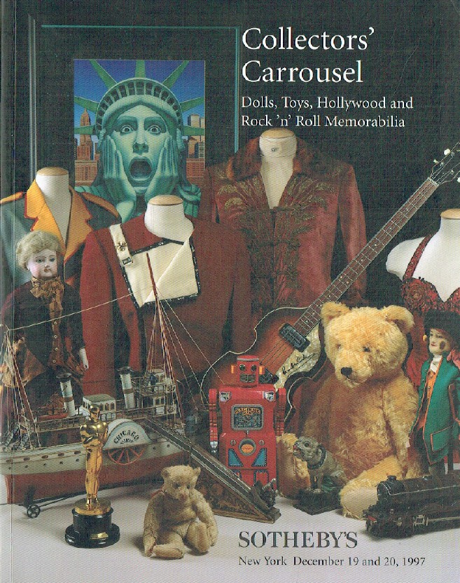 Sothebys December 1997 Collectors' Carrousel Dolls, Toys, Hollywood and Rock 'n'