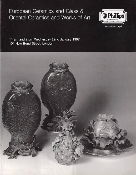 Phillips January 1997 European Ceramics & Glass and Oriental Ceramics, WOA