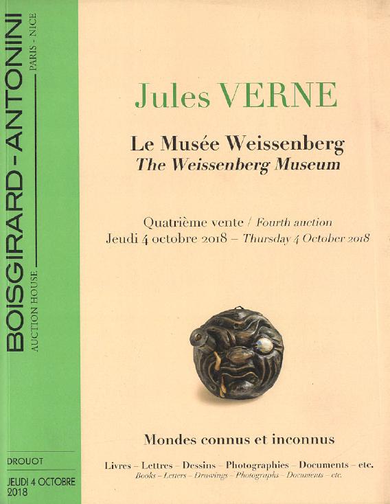 Boisgirard October 2018 Jules Verne Books-Letters-Drawings-Photographs etc.