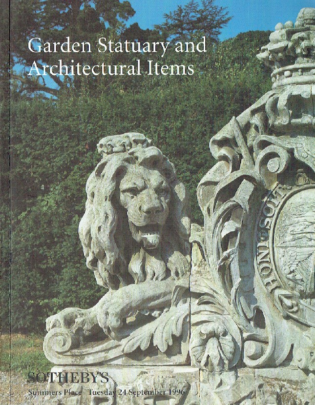 Sothebys September 1996 Garden Statuary and Architectural Items