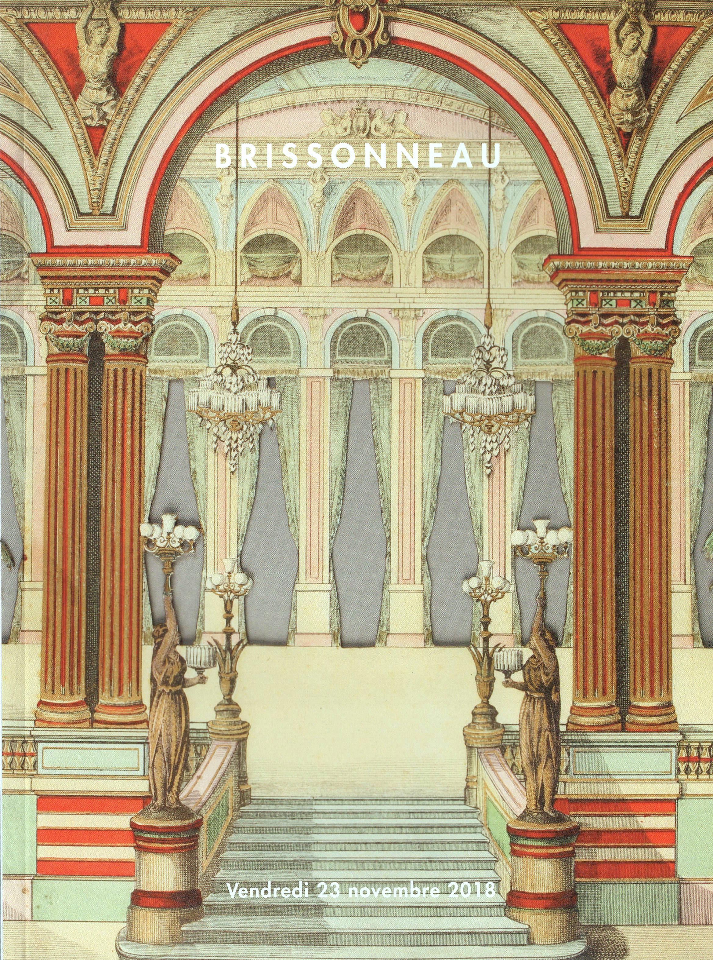 Brissonneau November 2018 Books, Old & Modern Paintings, Furniture Coll.- J. Ver
