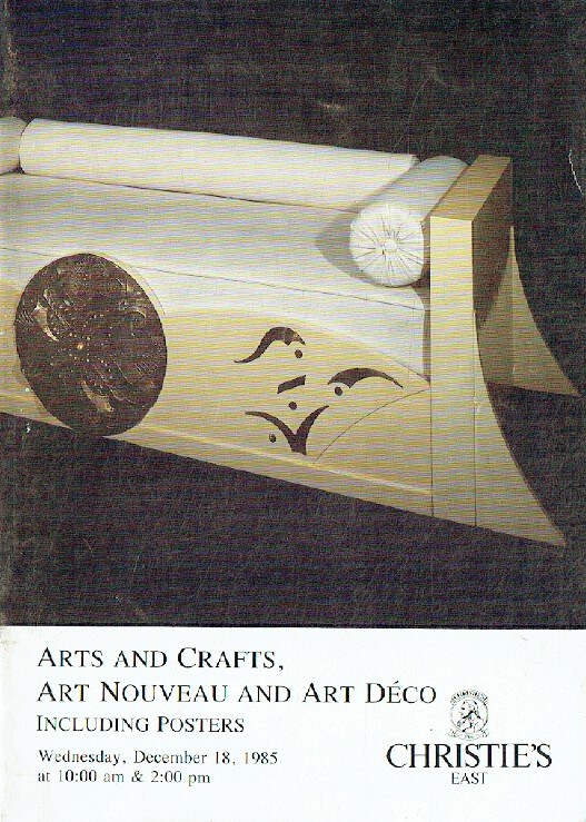 Christies December 1985 Arts & Crafts, Art Nouveau and Art Deco Inc. Posters