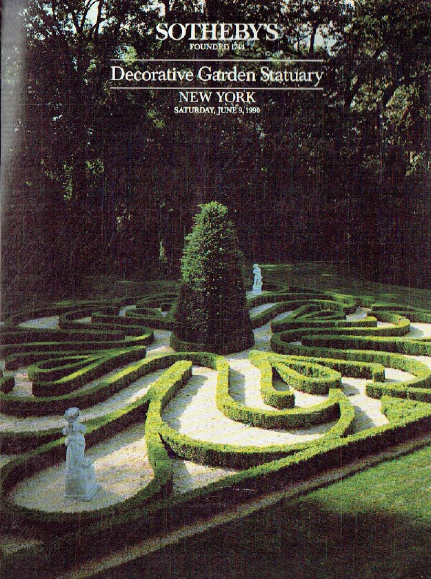 Sothebys June 1990 Decorative Garden Statuary