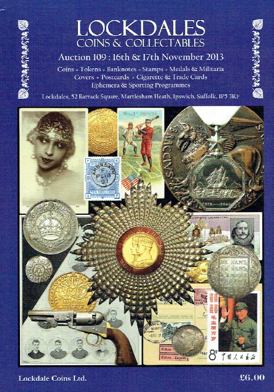 Lockdales November 2013 Coins, Banknotes, Stamps, Medals & Militaria & Postcards