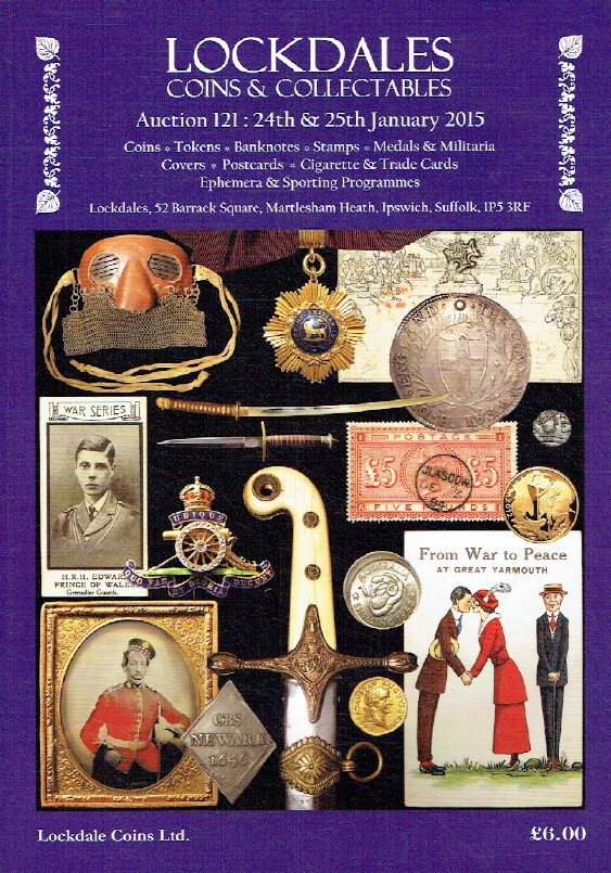 Lockdales January 2015 Coins, Banknotes, Stamps, Medals & Militaria & Postcards