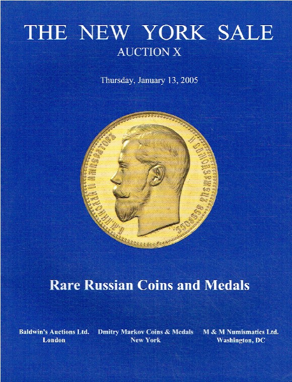 Baldwins January 2005 The New York Sale - Rare Russian Coins & Medals