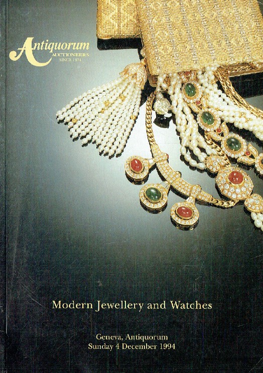 Antiquorum December 1994 Modern Jewellery & Watches