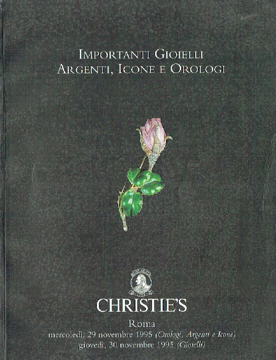Christies November 1995 Important Jewels Silver, Icons & Watches