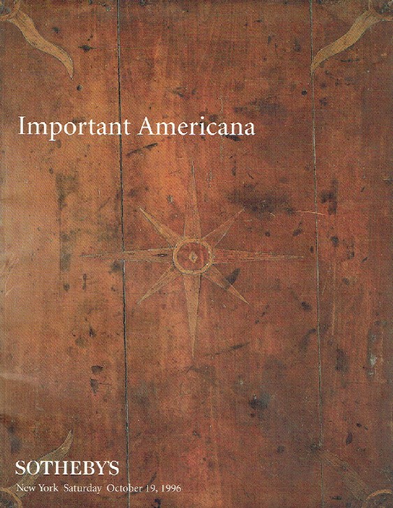Sothebys October 1996 Important Americana