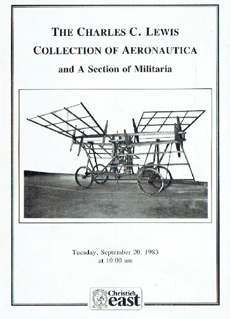 Christies September 1983 Charles C. Lewis Collection of Aeronautica