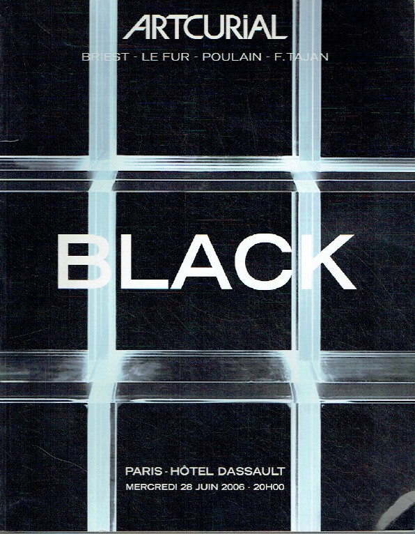 Artcurial June 2006 Design - Black in the home