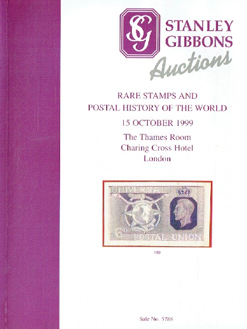 Stanley Gibbons October 1999 Rare Stamps & Postal History of the World