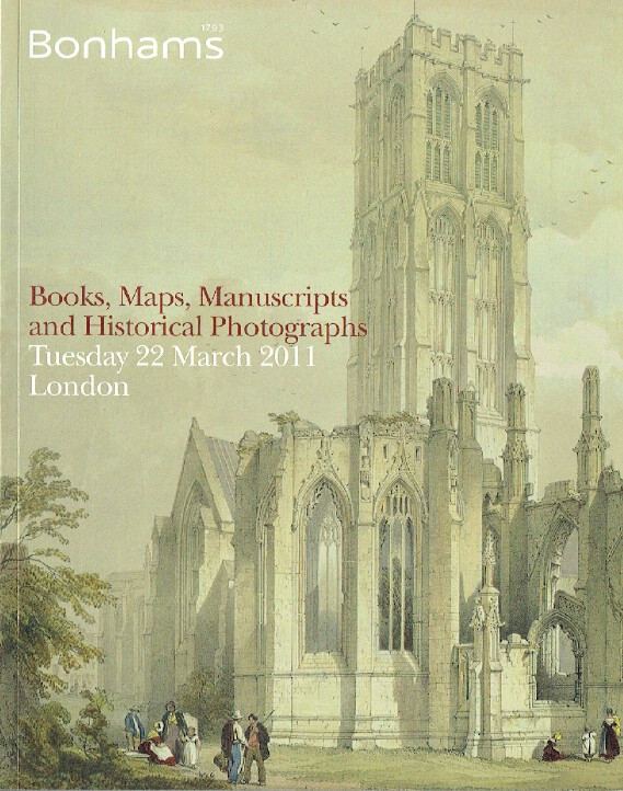 Bonhams March 2011 Books, Maps, Manuscripts & Historical Photographs
