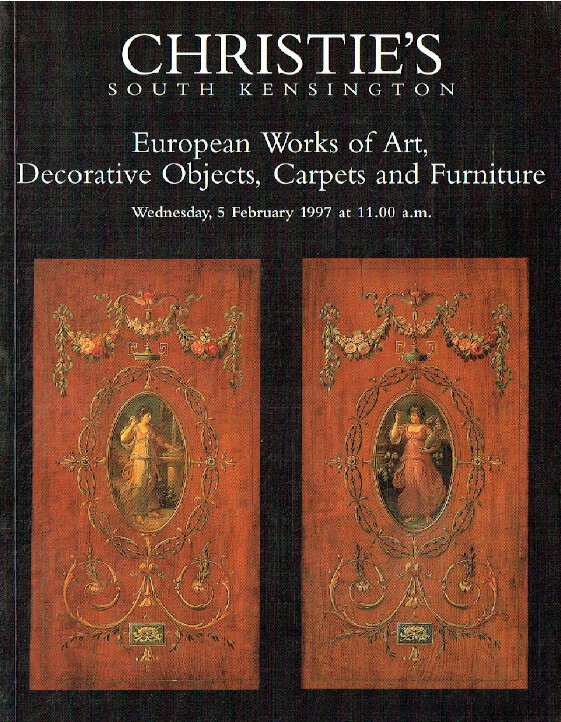 Christies February 1997 European Works of Art, Carpets & Furniture