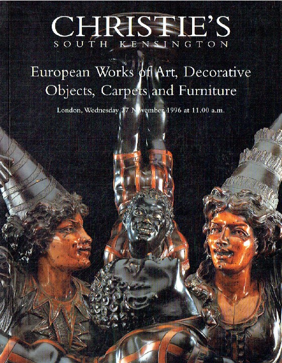 Christies November 1996 European Works of Art, Carpets & Furniture