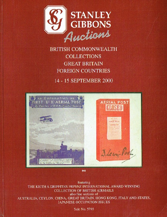 Stanley Gibbons September 2000 Stamps - Commonwealth, Britain, Foreign Countries