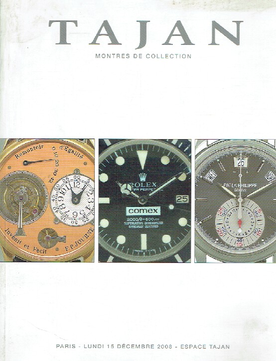 Tajan December 2008 Collector's Watches