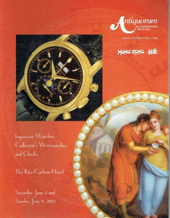 Antiquorum June 2002 Important Watches, Wristwatches, Clocks
