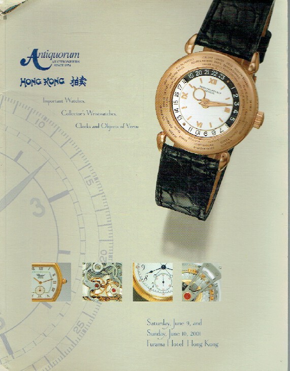 Antiquorum June 2001 Important Watches, Wristwatches, Clocks