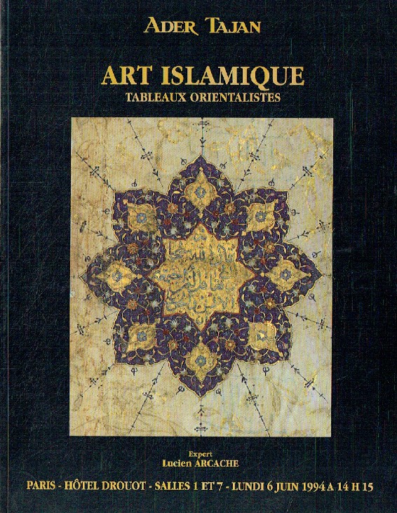 Ader Tajan June 1994 Islamic Art & Orientalist Paintings