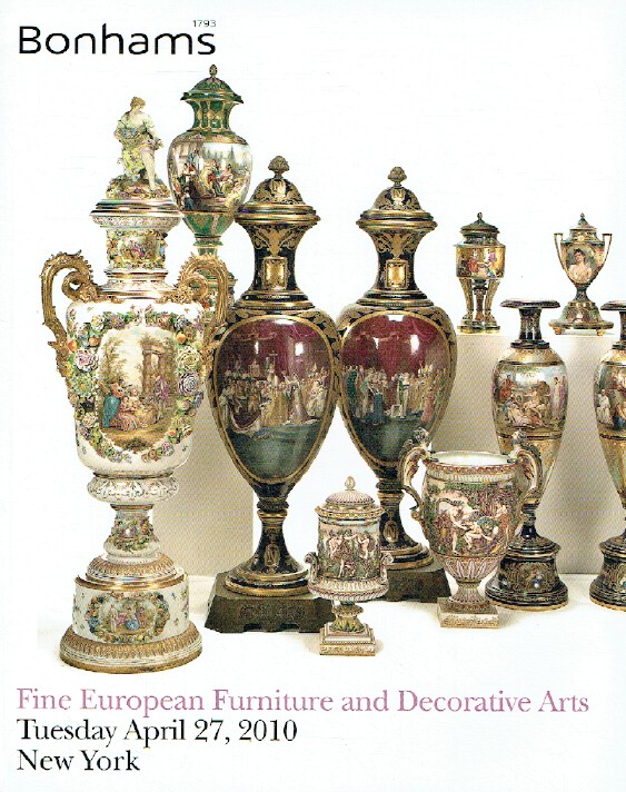 Bonhams April 2010 Fine European Furniture & Decorative Arts