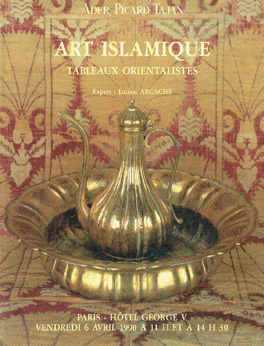 Ader Picard Tajan April 1990 Islamic Art & Orientalist Paintings
