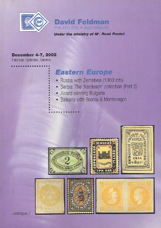 David Feldman December 2002 Stamps - Eastern Europe