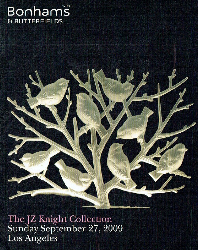 Bonhams & Butterfields September 2009 The JZ Knight Collection