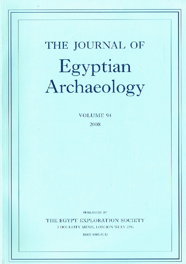 Egypt Exploration 2008 Egyptian Archaeology Vol.94