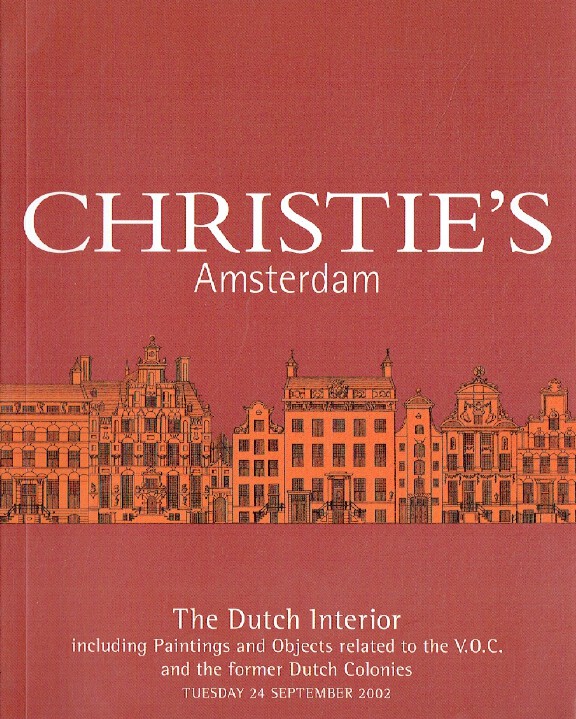 Christies September 2002 The Dutch Interiors inc. Paintings and Objects related