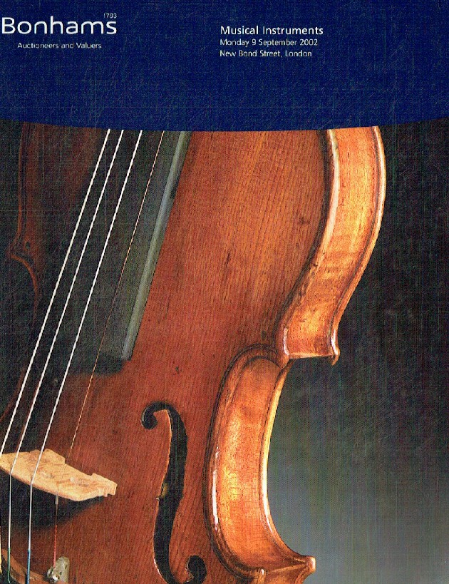 Bonhams September 2002 Musical Instruments