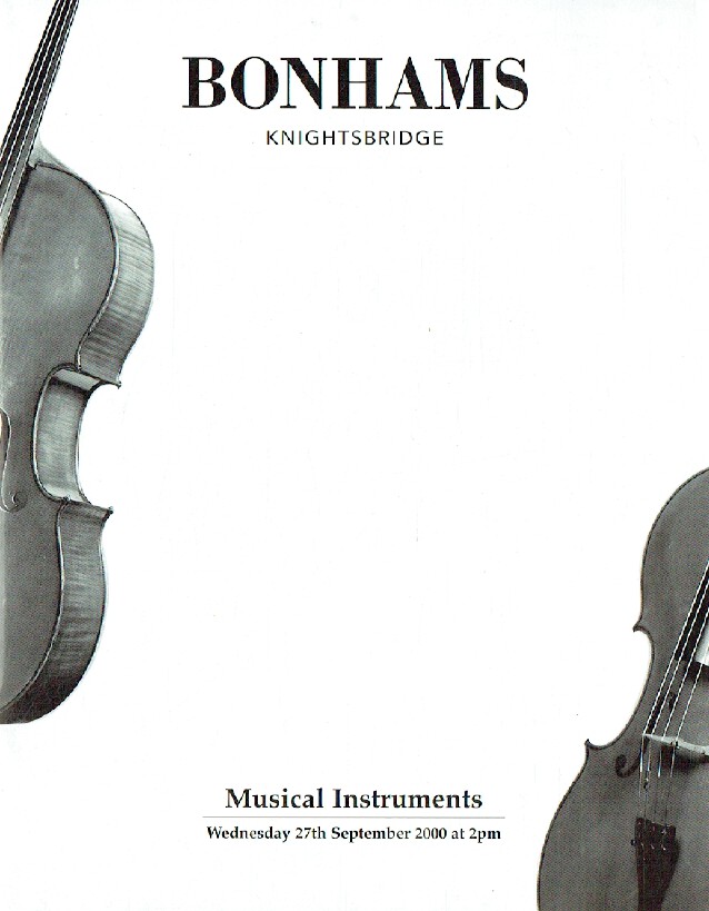 Bonhams September 2000 Musical Instruments