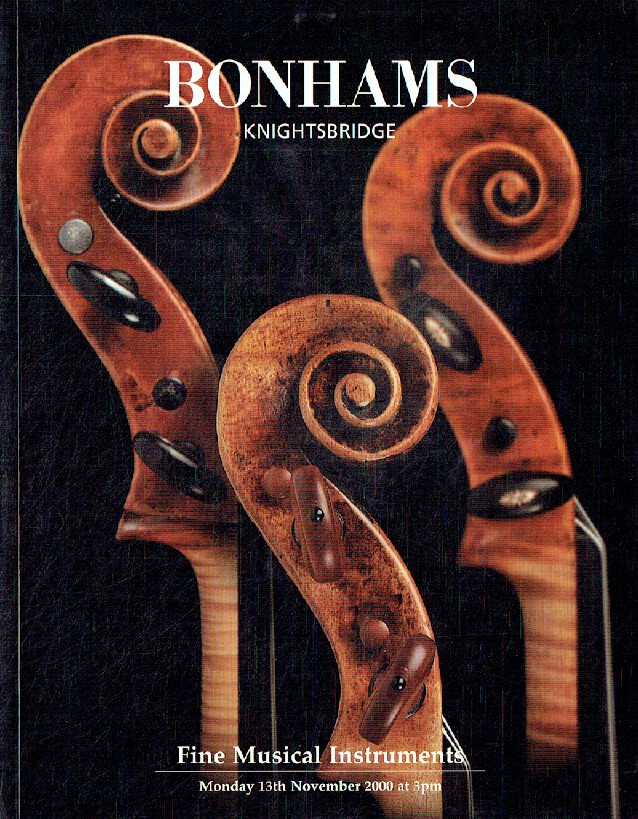 Bonhams November 2000 Fine Musical Instruments
