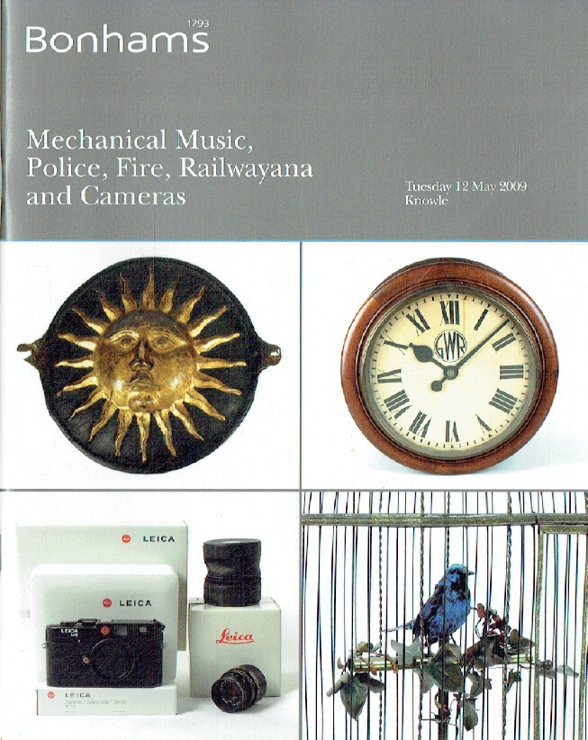 Bonhams March 2004 Mechanical Music, Railwayana & Cameras