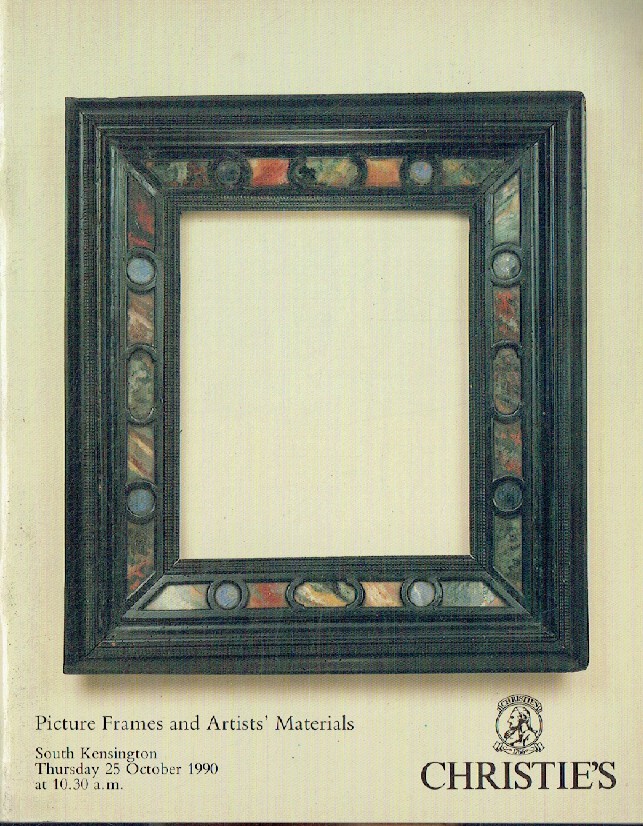 Christies October 1990 Picture Frames & Artists' Materials