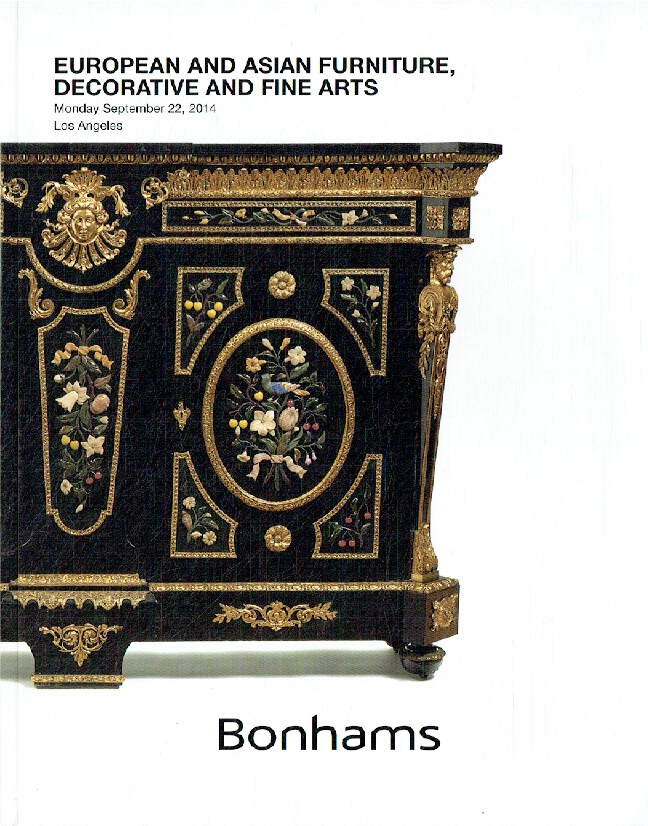 Bonhams September 2014 European & Asian Furniture, Decorative and Fine Arts