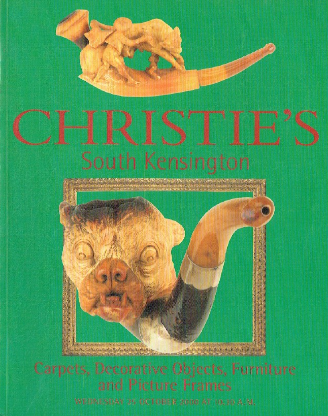 Christies October 2000 Carpets, Decorative Objects, Furniture & Picture Frames