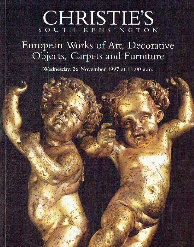 Christies November 1997 European Works of Art, Decorative Objects, Carpets & Fur