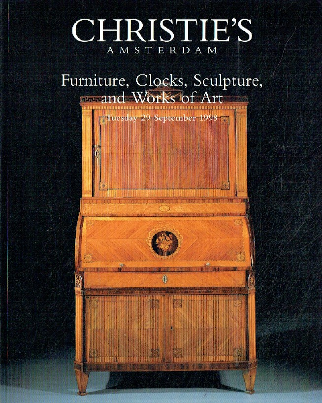 Christies September 1998 Furniture, Clocks, Sculpture & Works of Art