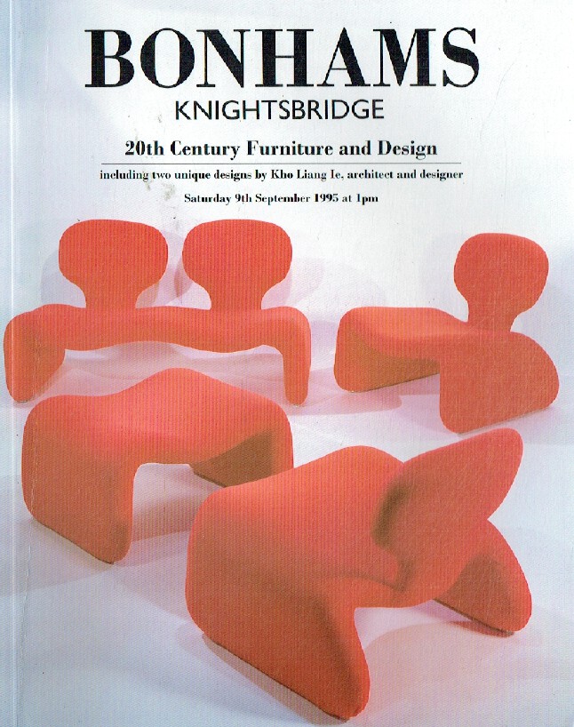 Bonhams September 1995 20th Century Furniture & Design Inc. Two Unique Designs b