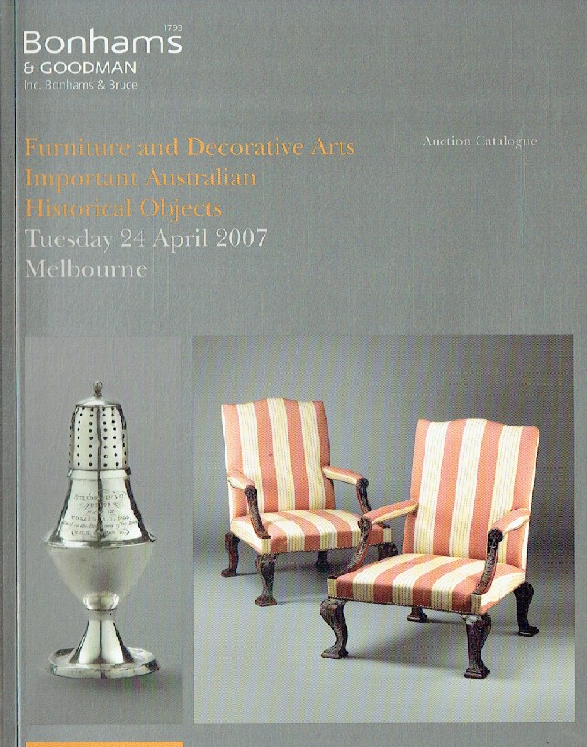 Bonhams & Goodman April 2007 Furniture & Decorative Arts Important Australian Hi